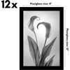 image:imageAmericanflat 8x10 Picture Frame with Polished Plexiglass  Set of 12  Signature Collection  Picture Frames with Engineered Wood  Photo Frame for Tabletop and Wall Display  BlackBlack