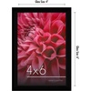 image:imageAmericanflat 8x10 Picture Frame with ShatterResistant Glass  Set of 12  Galleria Collection  Picture Frames for Tabletop and Wall Display  Black4x6