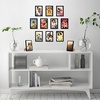 image:imageAmericanflat 8x10 Picture Frame with ShatterResistant Glass  Set of 12  Galleria Collection  Picture Frames for Tabletop and Wall Display  Black4x6