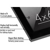 image:imageAmericanflat 8x10 Picture Frame with ShatterResistant Glass  Set of 12  Galleria Collection  Picture Frames for Tabletop and Wall Display  Black4x6
