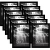 image:imageAmericanflat 8x10 Picture Frame with ShatterResistant Glass  Set of 12  Galleria Collection  Picture Frames for Tabletop and Wall Display  Black5x7