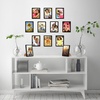 image:imageAmericanflat 8x10 Picture Frame with ShatterResistant Glass  Set of 12  Galleria Collection  Picture Frames for Tabletop and Wall Display  Black5x7