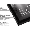 image:imageAmericanflat 8x10 Picture Frame with ShatterResistant Glass  Set of 12  Galleria Collection  Picture Frames for Tabletop and Wall Display  Black5x7