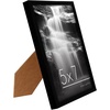 image:imageAmericanflat 8x10 Picture Frame with ShatterResistant Glass  Set of 12  Galleria Collection  Picture Frames for Tabletop and Wall Display  Black5x7