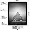 image:imageAmericanflat 8x10 Picture Frame with ShatterResistant Glass  Set of 12  Galleria Collection  Picture Frames for Tabletop and Wall Display  Black8x10