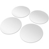 image:imageAmericanflat Adhesive Mirror Tiles  Set of 5 Moon Phase Mirrors for Wall and Home Decor  Peel and Stick Mirrors  Modern Glass Mirror for Bathroom Bedroom Living RoomCircular Domino Dot