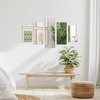 image:imageAmericanflat Adhesive Mirror Tiles  Set of 5 Moon Phase Mirrors for Wall and Home Decor  Peel and Stick Mirrors  Modern Glass Mirror for Bathroom Bedroom Living RoomArt Deco Panorama