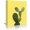 image:imageAmericanflat Cactus Art Set By Lila  Lola  4 Piece Wrapped Canvas Set 11x14 Multicolored Set of 4Multicolored