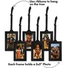 image:imageAmericanflat Family Tree Picture Frame  Includes 12 Hanging 2x3 Picture Frames  Adjustable Ribbon Tassels  Ideal as Mothers Day Gifts or Christmas Decor  Black and Bronze  Gifts for MomBlack