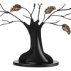 image:imageAmericanflat Family Tree Picture Frame  Includes 12 Hanging 2x3 Picture Frames  Adjustable Ribbon Tassels  Ideal as Mothers Day Gifts or Christmas Decor  Black and Bronze  Gifts for MomBlack