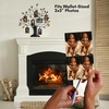 image:imageAmericanflat Family Tree Picture Frame  Includes 12 Hanging 2x3 Picture Frames  Adjustable Ribbon Tassels  Ideal as Mothers Day Gifts or Christmas Decor  Black and Bronze  Gifts for MomBlack