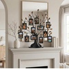 image:imageAmericanflat Family Tree Picture Frame  Includes 12 Hanging 2x3 Picture Frames  Adjustable Ribbon Tassels  Ideal as Mothers Day Gifts or Christmas Decor  Black and Bronze  Gifts for MomBlack