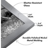 image:imageAmericanflat Set of 10 Picture Frames with ShatterResistant Glass  Gallery Wall Frame Set with Two 8x10 Four 5x7 and Four 4x6 Frames  Signature Collection  Driftwood  Includes two 8x10 four 5x7 and four 4x6 shatterresistant glass hanging hardware includedSilver
