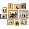 image:imageAmericanflat Set of 10 Picture Frames with ShatterResistant Glass  Gallery Wall Frame Set with Two 8x10 Four 5x7 and Four 4x6 Frames  Signature Collection  Driftwood  Includes two 8x10 four 5x7 and four 4x6 shatterresistant glass hanging hardware includedOrnate Gold