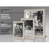 image:imageAmericanflat Set of 10 Picture Frames with ShatterResistant Glass  Gallery Wall Frame Set with Two 8x10 Four 5x7 and Four 4x6 Frames  Signature Collection  Driftwood  Includes two 8x10 four 5x7 and four 4x6 shatterresistant glass hanging hardware includedDriftwood