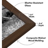 image:imageAmericanflat Set of 10 Picture Frames with ShatterResistant Glass  Gallery Wall Frame Set with Two 8x10 Four 5x7 and Four 4x6 Frames  Signature Collection  Driftwood  Includes two 8x10 four 5x7 and four 4x6 shatterresistant glass hanging hardware includedWalnut