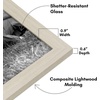 image:imageAmericanflat Set of 10 Picture Frames with ShatterResistant Glass  Gallery Wall Frame Set with Two 8x10 Four 5x7 and Four 4x6 Frames  Signature Collection  Driftwood  Includes two 8x10 four 5x7 and four 4x6 shatterresistant glass hanging hardware includedLight Wood