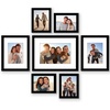image:imageAmericanflat Set of 10 Picture Frames with ShatterResistant Glass  Gallery Wall Frame Set with Two 8x10 Four 5x7 and Four 4x6 Frames  Signature Collection  Driftwood  Includes two 8x10 four 5x7 and four 4x6 shatterresistant glass hanging hardware includedBlack