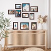 image:imageAmericanflat Set of 10 Picture Frames with ShatterResistant Glass  Gallery Wall Frame Set with Two 8x10 Four 5x7 and Four 4x6 Frames  Signature Collection  Driftwood  Includes two 8x10 four 5x7 and four 4x6 shatterresistant glass hanging hardware includedMahogany