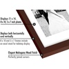 image:imageAmericanflat Set of 10 Picture Frames with ShatterResistant Glass  Gallery Wall Frame Set with Two 8x10 Four 5x7 and Four 4x6 Frames  Signature Collection  Driftwood  Includes two 8x10 four 5x7 and four 4x6 shatterresistant glass hanging hardware includedMahogany