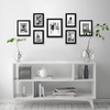 image:imageAmericanflat Set of 10 Picture Frames with ShatterResistant Glass  Gallery Wall Frame Set with Two 8x10 Four 5x7 and Four 4x6 Frames  Signature Collection  Driftwood  Includes two 8x10 four 5x7 and four 4x6 shatterresistant glass hanging hardware includedBlack with Mat