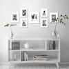 image:imageAmericanflat Set of 10 Picture Frames with ShatterResistant Glass  Gallery Wall Frame Set with Two 8x10 Four 5x7 and Four 4x6 Frames  Signature Collection  Driftwood  Includes two 8x10 four 5x7 and four 4x6 shatterresistant glass hanging hardware includedWhite