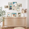 image:imageAmericanflat Set of 10 Picture Frames with ShatterResistant Glass  Gallery Wall Frame Set with Two 8x10 Four 5x7 and Four 4x6 Frames  Signature Collection  Driftwood  Includes two 8x10 four 5x7 and four 4x6 shatterresistant glass hanging hardware includedGold