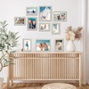 image:imageAmericanflat Set of 10 Picture Frames with ShatterResistant Glass  Gallery Wall Frame Set with Two 8x10 Four 5x7 and Four 4x6 Frames  Signature Collection  Driftwood  Includes two 8x10 four 5x7 and four 4x6 shatterresistant glass hanging hardware includedLight Wood