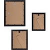 image:imageAmericanflat Set of 10 Picture Frames with ShatterResistant Glass  Gallery Wall Frame Set with Two 8x10 Four 5x7 and Four 4x6 Frames  Signature Collection  Driftwood  Includes two 8x10 four 5x7 and four 4x6 shatterresistant glass hanging hardware includedBlack with Mat