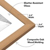 image:imageAmericanflat Set of 10 Picture Frames with ShatterResistant Glass  Gallery Wall Frame Set with Two 8x10 Four 5x7 and Four 4x6 Frames  Signature Collection  Driftwood  Includes two 8x10 four 5x7 and four 4x6 shatterresistant glass hanging hardware includedDark Oak
