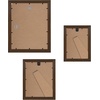 image:imageAmericanflat Set of 10 Picture Frames with ShatterResistant Glass  Gallery Wall Frame Set with Two 8x10 Four 5x7 and Four 4x6 Frames  Signature Collection  Driftwood  Includes two 8x10 four 5x7 and four 4x6 shatterresistant glass hanging hardware includedWalnut