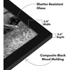 image:imageAmericanflat Set of 10 Picture Frames with ShatterResistant Glass  Gallery Wall Frame Set with Two 8x10 Four 5x7 and Four 4x6 Frames  Signature Collection  Driftwood  Includes two 8x10 four 5x7 and four 4x6 shatterresistant glass hanging hardware includedBlack