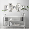 image:imageAmericanflat Set of 10 Picture Frames with ShatterResistant Glass  Gallery Wall Frame Set with Two 8x10 Four 5x7 and Four 4x6 Frames  Signature Collection  Driftwood  Includes two 8x10 four 5x7 and four 4x6 shatterresistant glass hanging hardware includedLight Wood