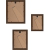 image:imageAmericanflat Set of 10 Picture Frames with ShatterResistant Glass  Gallery Wall Frame Set with Two 8x10 Four 5x7 and Four 4x6 Frames  Signature Collection  Driftwood  Includes two 8x10 four 5x7 and four 4x6 shatterresistant glass hanging hardware includedWalnut