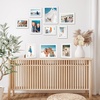 image:imageAmericanflat Set of 10 Picture Frames with ShatterResistant Glass  Gallery Wall Frame Set with Two 8x10 Four 5x7 and Four 4x6 Frames  Signature Collection  Driftwood  Includes two 8x10 four 5x7 and four 4x6 shatterresistant glass hanging hardware includedWhite