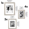 image:imageAmericanflat Set of 10 Picture Frames with ShatterResistant Glass  Gallery Wall Frame Set with Two 8x10 Four 5x7 and Four 4x6 Frames  Signature Collection  Driftwood  Includes two 8x10 four 5x7 and four 4x6 shatterresistant glass hanging hardware includedDriftwood