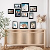 image:imageAmericanflat Set of 10 Picture Frames with ShatterResistant Glass  Gallery Wall Frame Set with Two 8x10 Four 5x7 and Four 4x6 Frames  Signature Collection  Driftwood  Includes two 8x10 four 5x7 and four 4x6 shatterresistant glass hanging hardware includedBlack