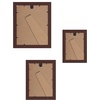 image:imageAmericanflat Set of 10 Picture Frames with ShatterResistant Glass  Gallery Wall Frame Set with Two 8x10 Four 5x7 and Four 4x6 Frames  Signature Collection  Driftwood  Includes two 8x10 four 5x7 and four 4x6 shatterresistant glass hanging hardware includedMahogany