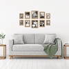 image:imageAmericanflat Set of 10 Picture Frames with ShatterResistant Glass  Gallery Wall Frame Set with Two 8x10 Four 5x7 and Four 4x6 Frames  Signature Collection  Driftwood  Includes two 8x10 four 5x7 and four 4x6 shatterresistant glass hanging hardware includedDark Oak