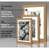 image:imageAmericanflat Set of 10 Picture Frames with ShatterResistant Glass  Gallery Wall Frame Set with Two 8x10 Four 5x7 and Four 4x6 Frames  Signature Collection  Driftwood  Includes two 8x10 four 5x7 and four 4x6 shatterresistant glass hanging hardware includedDark Oak