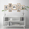 image:imageAmericanflat Set of 10 Picture Frames with ShatterResistant Glass  Gallery Wall Frame Set with Two 8x10 Four 5x7 and Four 4x6 Frames  Signature Collection  Driftwood  Includes two 8x10 four 5x7 and four 4x6 shatterresistant glass hanging hardware includedDark Oak