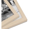 image:imageAmericanflat Set of 10 Picture Frames with ShatterResistant Glass  Gallery Wall Frame Set with Two 8x10 Four 5x7 and Four 4x6 Frames  Signature Collection  Driftwood  Includes two 8x10 four 5x7 and four 4x6 shatterresistant glass hanging hardware includedLight Wood