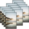 image:imageAmericanflat 5x7 Picture Frame 12Pack  Matted to 4x6  Black  Frontloading design Shatterresistant glass fits photos posters and art12 Pack  Without Mat