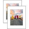 image:imageAmericanflat 5x7 Picture Frame 12Pack  Matted to 4x6  Black  Frontloading design Shatterresistant glass fits photos posters and art2 Pack  With Mat