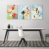 image:imageAmericanflat Annie Bailey Abstract 3 Piece Canvas Print Set 11x14 Multicolored Set of 3