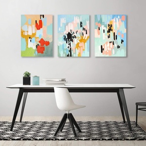 image:imageAmericanflat Annie Bailey Abstract 3 Piece Canvas Print Set 11x14 Multicolored Set of 3