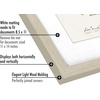 image:imageAmericanflat 11x14 Diploma Frame 4Pack  Matted to 85x11  Black  Engineered Wood construction Shatterresistant glass displays diplomas certificates and documents use with or without matLight Wood