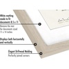 image:imageAmericanflat 11x14 Diploma Frame 4Pack  Matted to 85x11  Black  Engineered Wood construction Shatterresistant glass displays diplomas certificates and documents use with or without matDriftwood