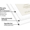 image:imageAmericanflat 11x14 Diploma Frame 4Pack  Matted to 85x11  Black  Engineered Wood construction Shatterresistant glass displays diplomas certificates and documents use with or without matWhite