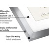 image:imageAmericanflat 11x14 Diploma Frame 4Pack  Matted to 85x11  Black  Engineered Wood construction Shatterresistant glass displays diplomas certificates and documents use with or without matSilver